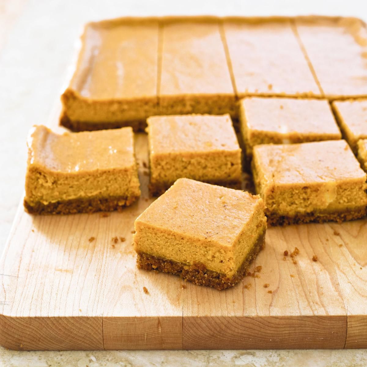 Pumpkin Cheesecake Bars